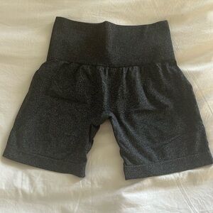 Black Workout Shorts New Size S Stretchy Comfortable w/ Contour